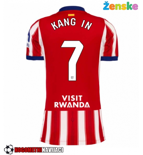 Ženske Nogometnih dresov Atletico Madrid Lee Kang-in #7 Domači 2026-27 Kratki rokavi Ženske Nogometnih dresov Atletico Madrid Lee Kang-in #7 Domači 2026-27 Kratki rokavi